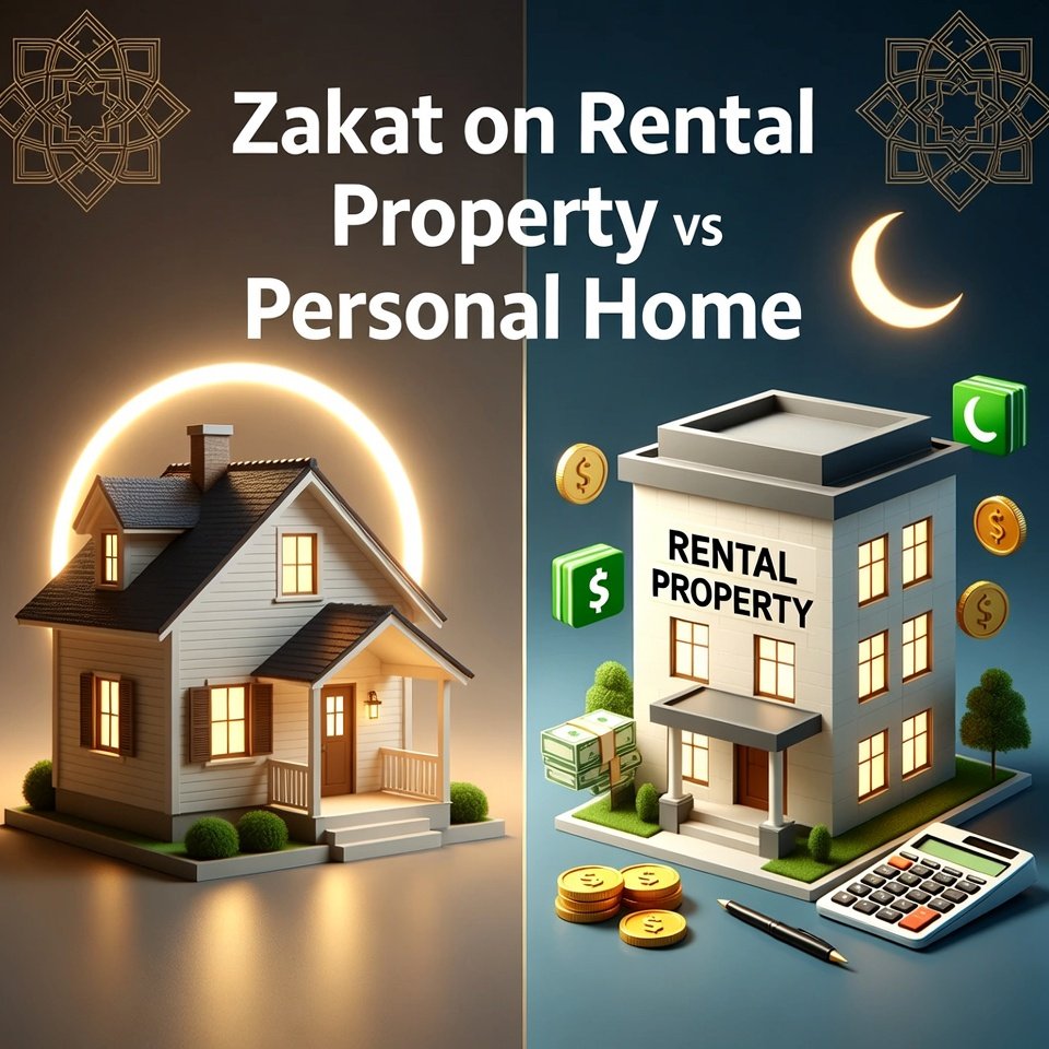 Zakat on Rental Property vs Personal Home: